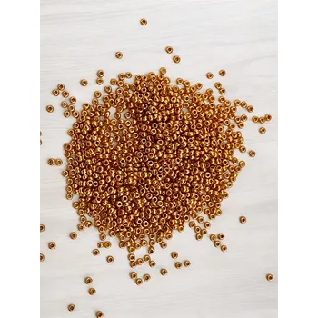 Korálek Bijoux Korálky zlaté Rokajl vel. 10/0