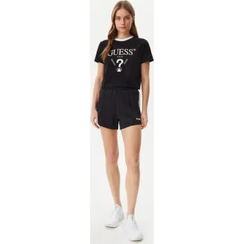 Dámské kraťasy Guess Sportovní kraťasy V5GD14 KCRU2 Černá Relaxed Fit M