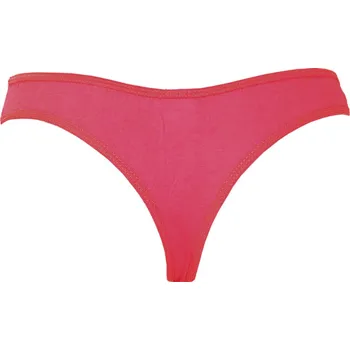Kalhotky Tanga - bavlněná, červená Velikost: S