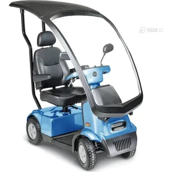 Elektrický invalidní skútr AFIKIM AFISCOOTER C4 / se střechou Barva: Modrá, Baterie: 75 aH