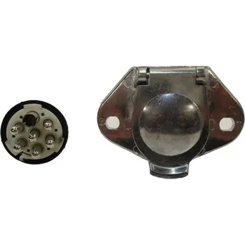 Elektrická zásuvka Zásuvka 7-pol.24V zdířka Al /bílá/ na šroubky - TYP N