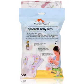 Bryndák Mommy Care Jednorázové dětské bryndáky 20 ks