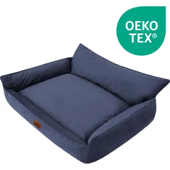 Pelíšek pro psa DOGGY Pelíšek pro psa Joker Fancy - modrý VELIKOST: Pro mini psa (vel. L) - 64 x 49 cm