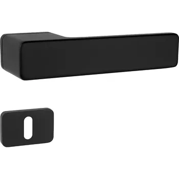 MPK - PERFECTA - RT rozety BB, klika/klika BS - Černá matná