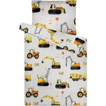 Luxusní mikroplyšové povlečení 140x200, 70x90 Bagr