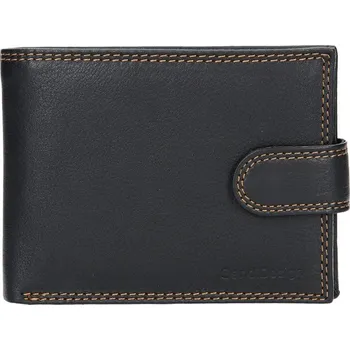Peněženka Pánská kožená peněženka SendiDesign Tarras - černá