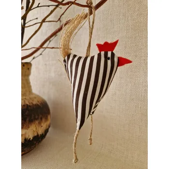 Velikonoční dekorace Slepička na zavěšení 19