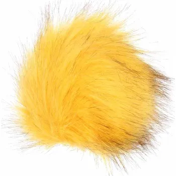 Čepice Vlna - Hep Bambule klasik XL 5 zlatožlutá s hnědými konečky Počet: 2 ks