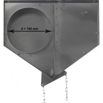 Uzávěr výškový UV180, s řetízkem