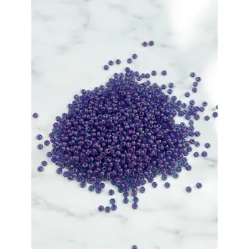 Korálek Bijoux Korálky modrofialové Rokajl vel. 10/0