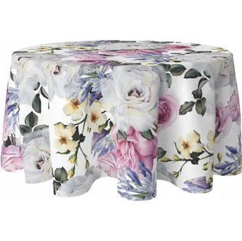 ubrus Ubrus odolný proti skvrnám 140 cm x 140 cm kulatý