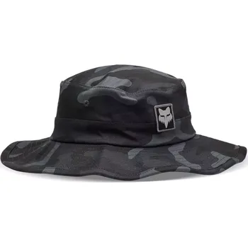 Módní doplněk FOX Base Over Sun Hat - Black Camo