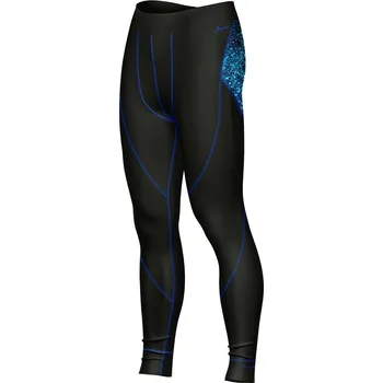 Pánské termo spodky Pánské funkční spodky dlouhé ARCHITECT černá Bamboo Heavy - Modrá / XL