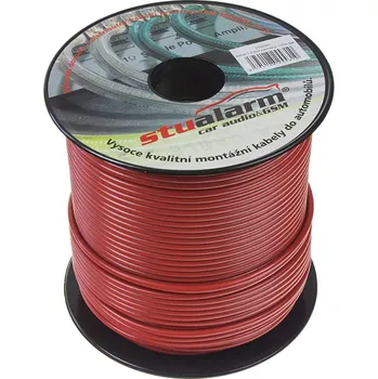 elektrický kabel Kabel 1,5 mm, červený, 100 m bal