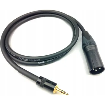 Audio kabel Kabel XLR - jack 3,5 mm LGJ Group KLOTZ MY206 kabel XLR M na mini jack 6m 6 m