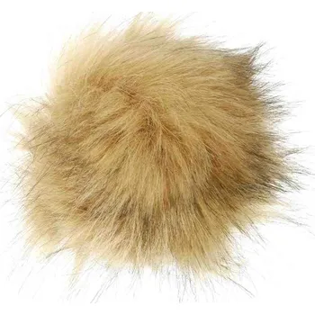 Čepice Vlna - Hep Bambule klasik XL 6 tmavě béžová s hnědými konečky Počet: 2 ks