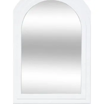 Zrcadlo ZRCADLO ZÁVĚSNÉ NA ZEĎ V SILNÉM BÍLÉM MDF RÁMU 40 x 55 ZRCÁTKO