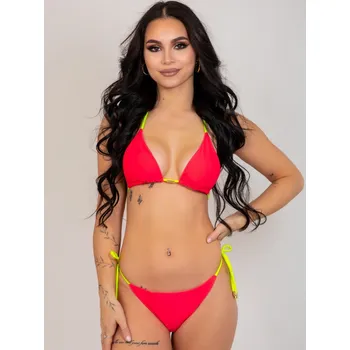 Dámské plavky Dámské dvoudílné plavky VSB IBIZA neonově-červená, VELIKOST PODPRSENKY 80/A-B, VELIKOST PLAVKOVÉ KALHOTKY M