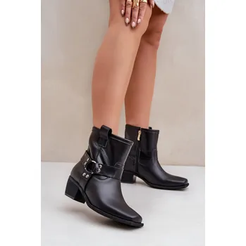 Dámské polobotky Boty na podpatku model 203874 Step in style 37