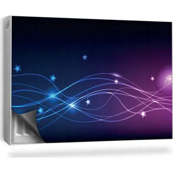 Obraz Magnetická podložka na radiátor, kryt 90 x 60 cm fialová