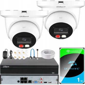 Bezpečnostní kamera Rozšiřitelná IP monitorovací sada 2x 4Mpx kamera IR/LED a 4kanálový rekordér