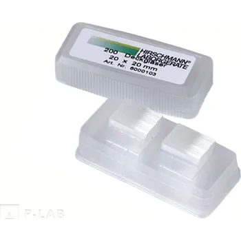 Sklo krycí hranaté pro mikroskopii (Rozměry (mm): 24 x 50, Balení (ks): 100)