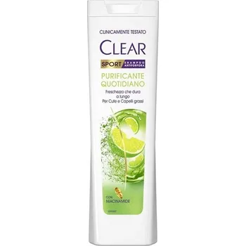 Šampon ŠAMPON PROTI LUPŮM CLEAR SPORT - mastné vlasy 225ml