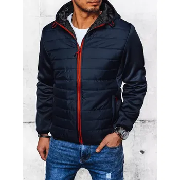 Tmavě modrá přechodná bunda s prošíváním TX4401 Velikost: XL