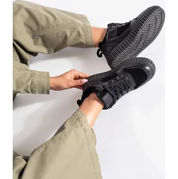 Dámské tenisky Goodin Stylové dámské tenisky černé bez podpatku 36