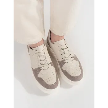 Dámské tenisky Goodin Komfortní béžové tenisky dámské na platformě 39