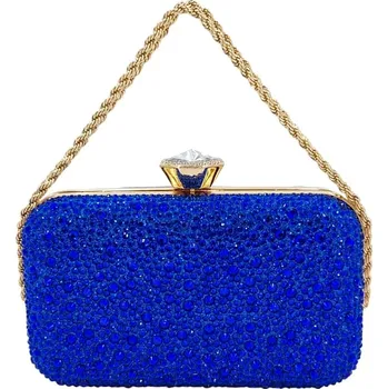 Kabelka TOM&EVA Komfortní dámské psaníčko královské modré 9W828