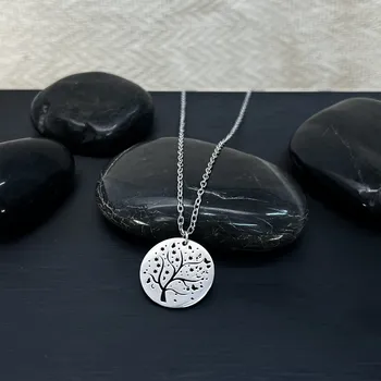 Náhrdelník Atelier Fantazie - Náhrdelník z oceli LXVII - Strom života - 44067