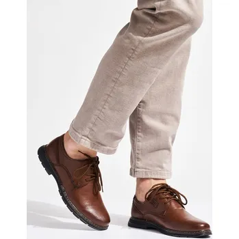 Pánské polobotky Trendy polobotky pánské hnědé 43