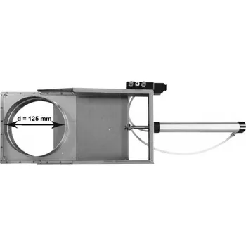 Uzávěr pneumatický UPN125