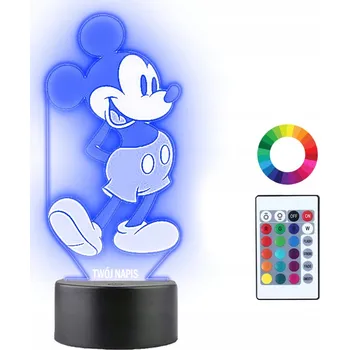 Lampička Plexido vícebarevná Noční lampa