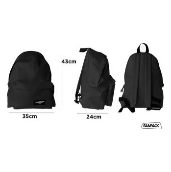 Set školních potřeb Plecak Sampack czarny
