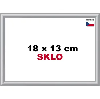 Puzzle BFHM Plastový rám 18x13cm - stříbrný