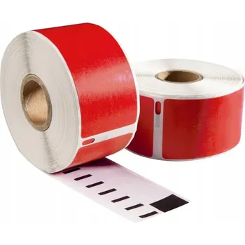 Pásek do tiskárny ČERVENÉ ŠTÍTKY PRO DYMO LW LABELWRITER 99014 54x101mm S0722430 220 ks