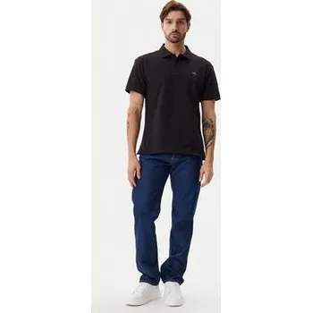 Pánské tričko Calvin Klein Jeans Polokošile J30J327040 Černá Regular Fit S