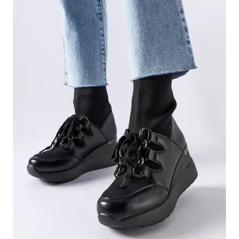 Dámské polobotky Boty na klínovém podpatku model 206574 Solea 36