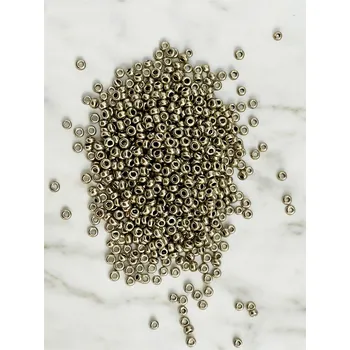 Korálek Bijoux Korálky stříbrné Rokajl vel. 8/0