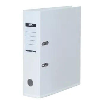 Archivační box Elba, Pákový pořadač, PP, A4, 8 cm, bílá