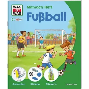 První čtění WAS IST WAS Junior Mitmach-Heft Fußball - Braun, Christina