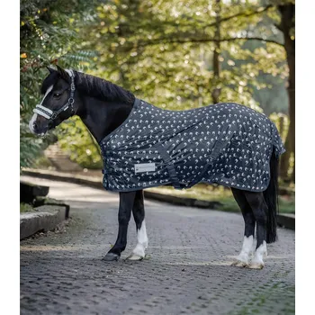 Deka pro koně WALDHAUSEN Deka proti hmyzu Lucky Waldhausen, night blue/lucky heart Délka zad: 75 cm
