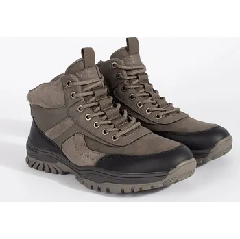 Pánská treková obuv Trendy hnědé pánské trekingové boty 42