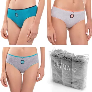 Kalhotky LAMA Dámské kalhotky 3 pack 122BI 50 plus XXL