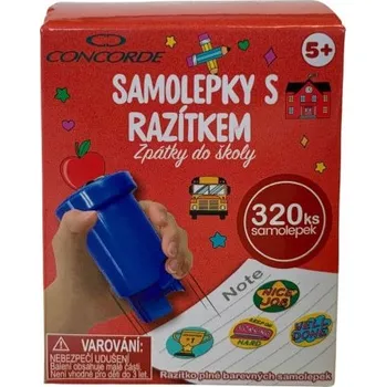 samolepka Samolepky s razítkem Zpátky do školy 959316