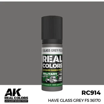 Modelářská barva AK Interactive Have Glass Grey FS 36170 17 ml AKRC914