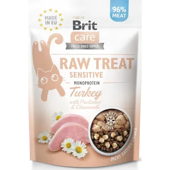 Pamlsek pro kočku Brit RAW Treat Cat Sensitive 40 g