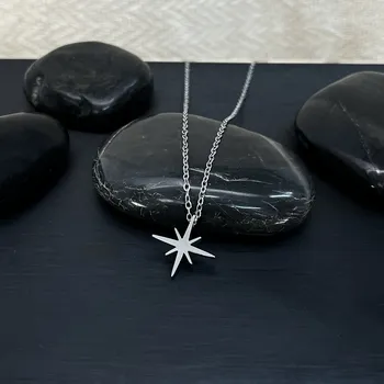 Náhrdelník Atelier Fantazie - Náhrdelník z oceli LXX - Hvězda - 44070